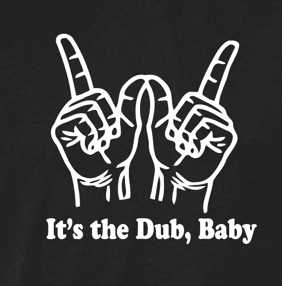 Washington STUCO "It's the Dub, Baby" Design Softstyle S/S T-shirt (black)