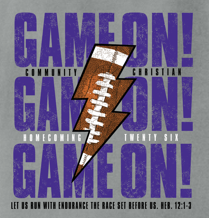 CCS HOCO "Game On" Design Comfort Colors L/S T-shirt