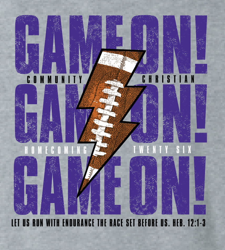 CCS HOCO "Game On" Design L/S T-shirt