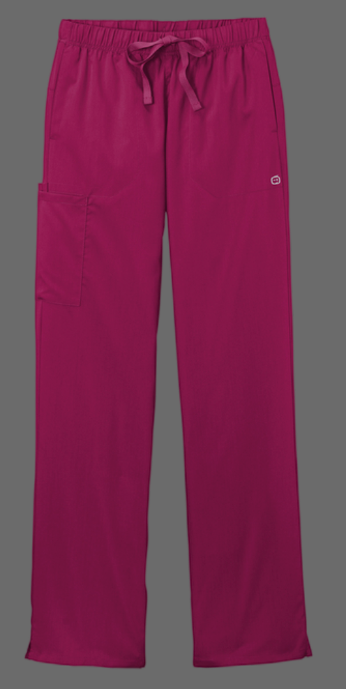 South Central Medical Women's Premiere Flex Cargo Pant (wine)