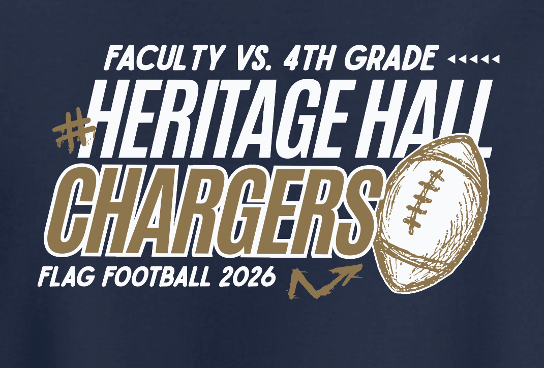 Heritage Hall Faculty Vs 4th Grade Flag Football "Faculty" Design S/S T-shirt