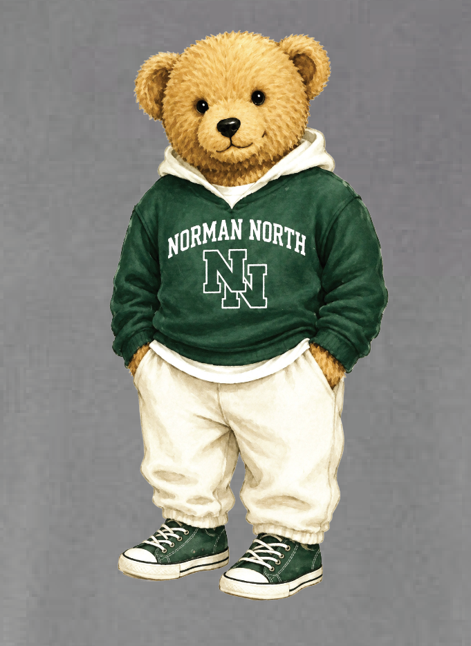 NN Pom "Bear" Design Comfort Colors Crewneck Sweatshirt