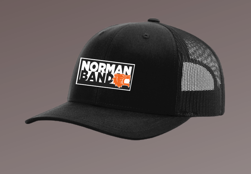 NHS Band "Block Logo" Design Richardson Tucker Cap (black)
