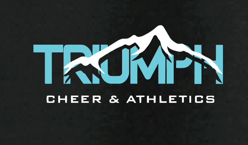 Triumph Cheer "Logo" Design 1/4 Zip Sweatshirt (black)
