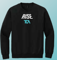 Triumph Cheer "Rise" Design Crewneck Sweatshirt (black)
