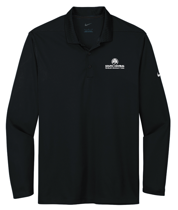 South Central Medical Unisex L/S Nike Polo (black)