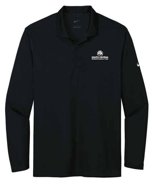 South Central Medical Unisex L/S Nike Polo (black)