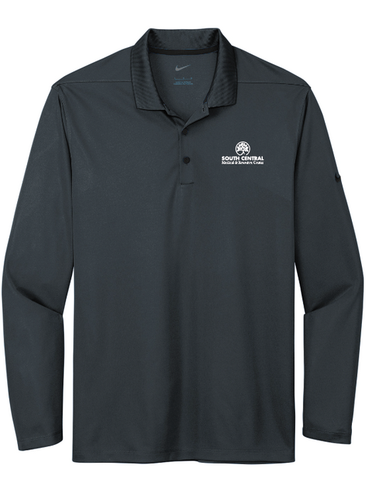 South Central Medical Unisex L/S Nike Polo (grey)