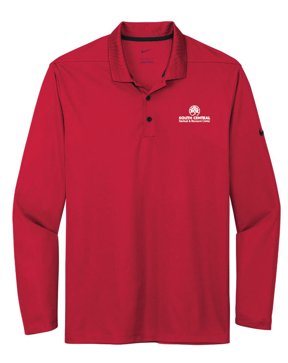 South Central Medical Unisex L/S Nike Polo (red)