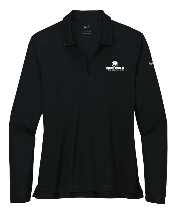 South Central Medical Women's L/S Nike Polo (black)