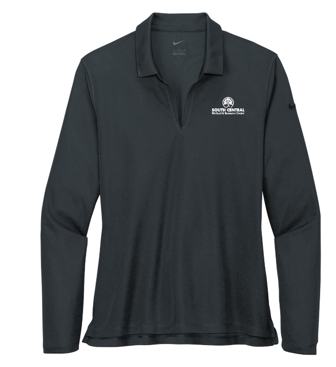 South Central Medical Women's L/S Nike Polo (grey)