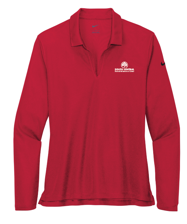 South Central Medical Women's L/S Nike Polo (red)