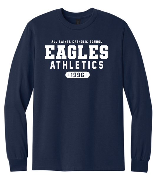 ASCS "Athletics" Design Gildan Long Sleeve T-shirt (navy)