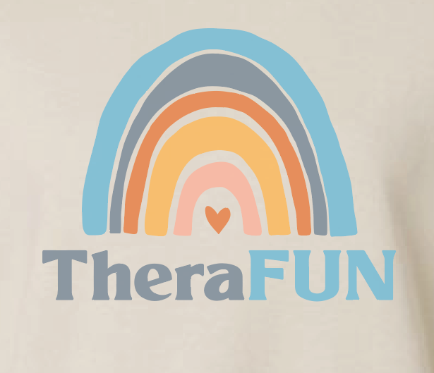 TheraFun "Logo" Design S/S Comfort Colors Women's BoxyT-shirt (ivory)(reg)