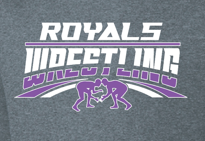 CCS Wrestling "Wrestlers" Design Dri-fit L/S T-shirt (graphite heather)