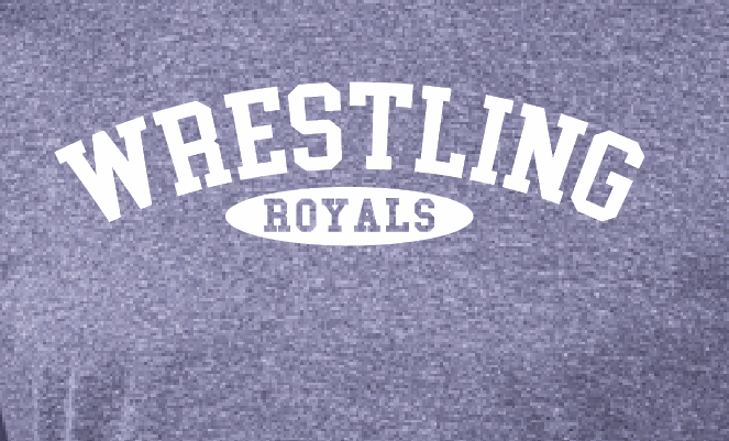 CCS Wrestling "Simple" Design Dri-fit S/S T-shirt (purple heather)