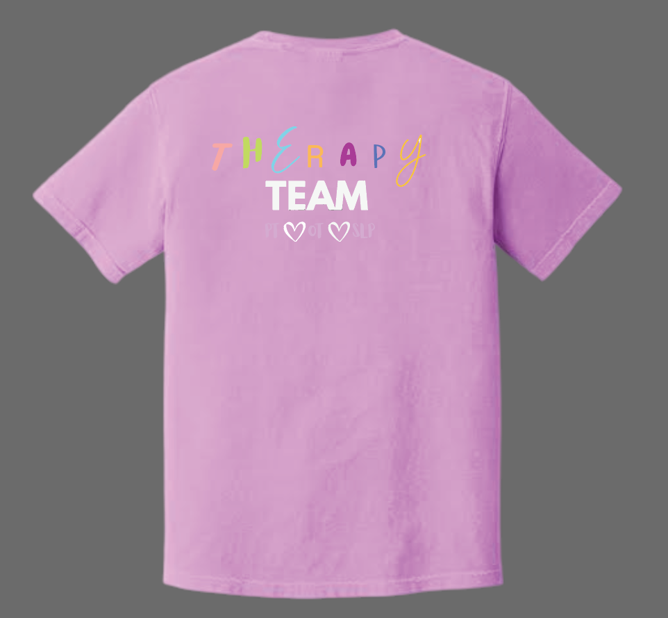 NRH Rehab "Therapy Team" Design Comfort Colors S/S T-shirt (violet)