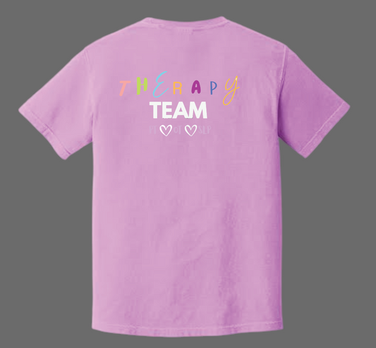 NRH Rehab "Therapy Team" Design Comfort Colors S/S T-shirt (violet)