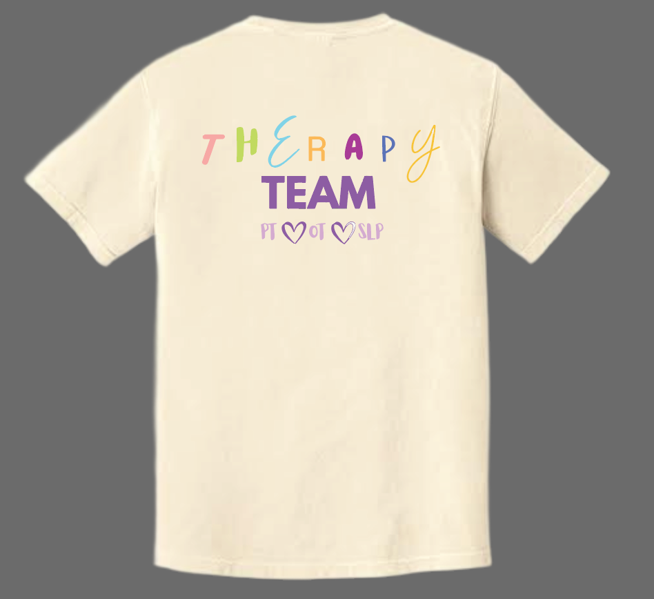 NRH Rehab "Therapy Team" Design Comfort Colors S/S T-shirt (ivory)