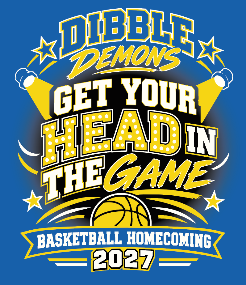 Dibble Basketball "Homecoming" Comfort Colors L/S T-shirt