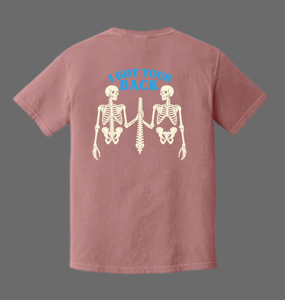 NRH Rehab "I Got Your Back" Design Comfort Colors S/S T-shirt (crimson)