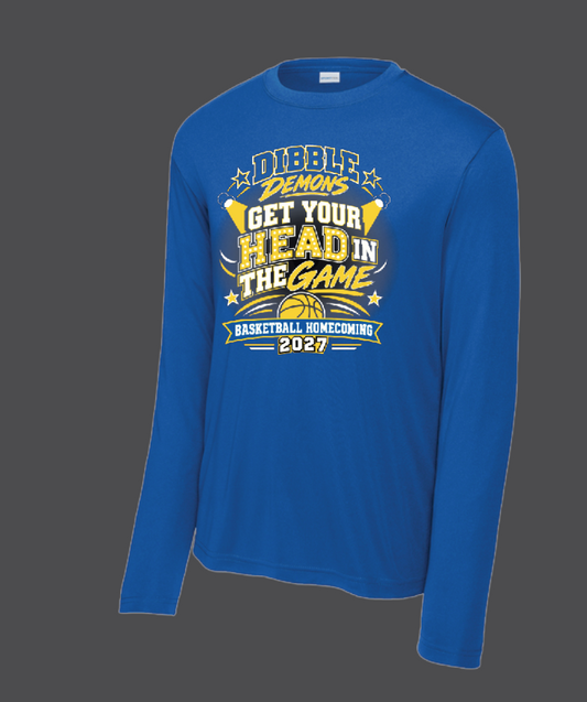 Dibble Basketball "Homecoming" L/S Dri-Fit T-shirt