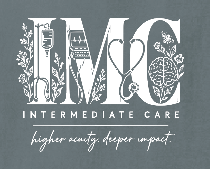 NRH Intermediate Care "IMC" Design L/S T-shirt (blue spruce)