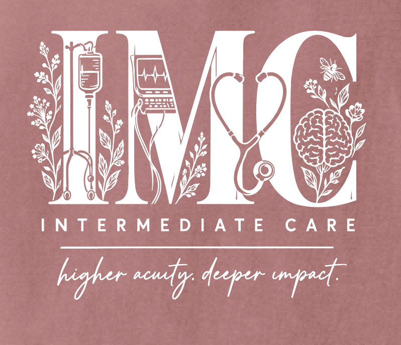 NRH Intermediate Care "IMC" Design L/S T-shirt (crimson)