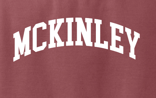 McKinley "Classic" Design Comfort Colors Crewneck Sweatshirt (crimson)