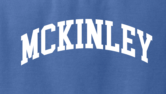McKinley "Classic" Design Comfort Colors Crewneck Sweatshirt (flo blue)