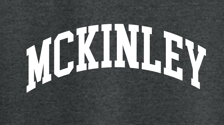 McKinley "Classic" Design Jerzees Hooded Sweatshirt (black heather)