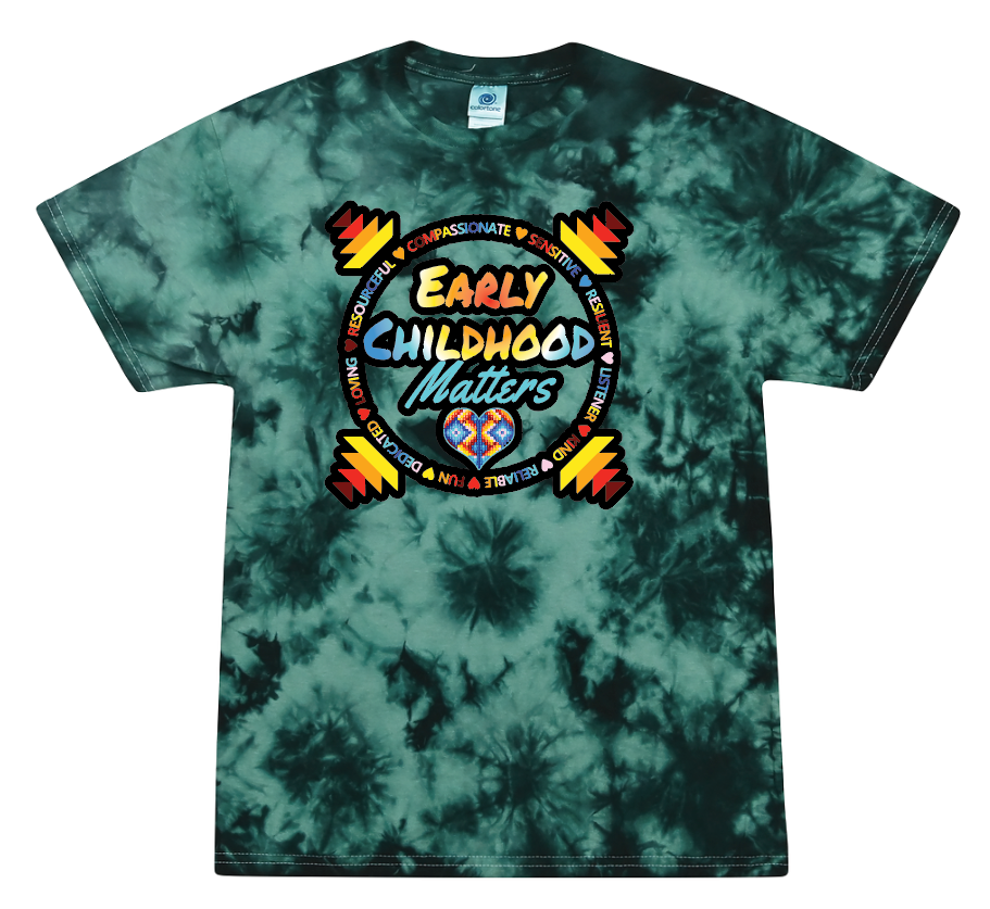 NIHSDA "Early Childhood" Design S/S Tie Dye T-shirt