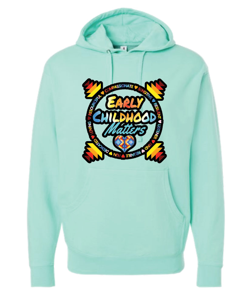 NIHSDA "Early Childhood" Design Hooded Sweatshirt (mint)