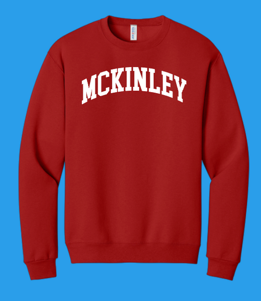 McKinley "Classic" Design Gildan Crewneck Sweatshirt (red)