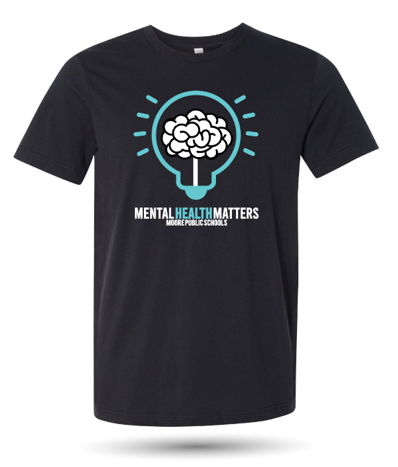 Moore Public Schools "Mental Health Matters" Design S/S T-Shirt