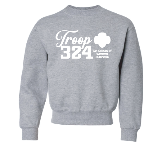 Troop 324 Crew Neck Sweatshirt (3 color options)