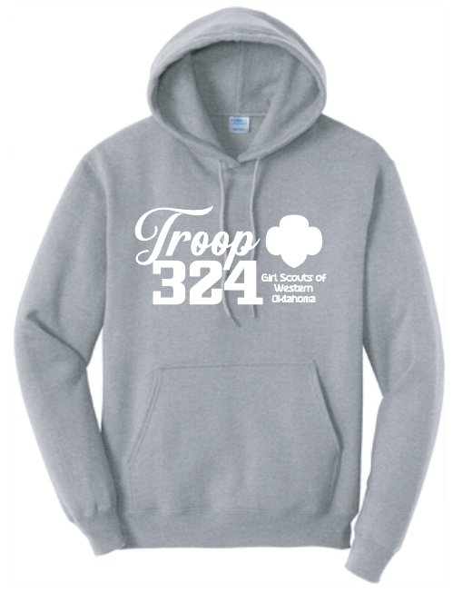 Troop 324 Hooded Sweatshirt (3 color options)