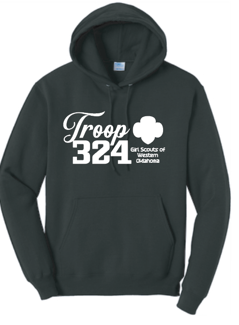 Troop 324 Hooded Sweatshirt (3 color options)