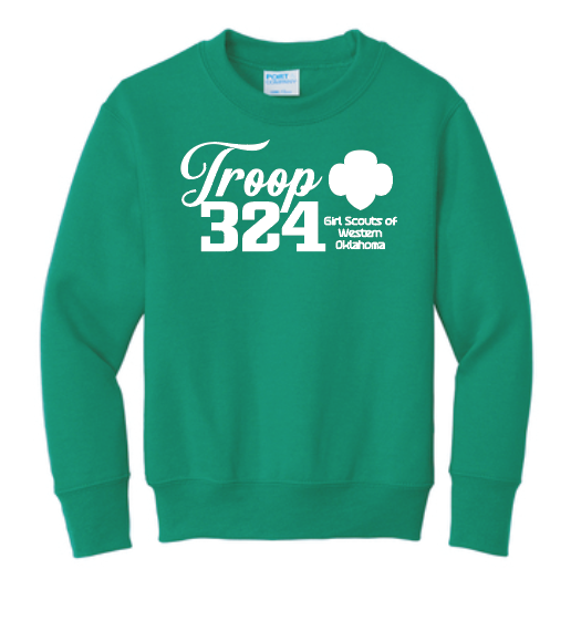Troop 324 Crew Neck Sweatshirt (3 color options)